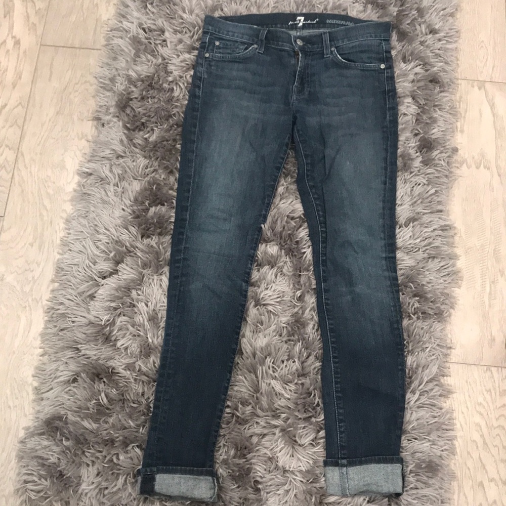 7 for all mankind Roxanne skinny jeans size 27